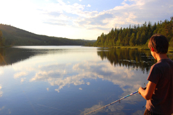 Fishing in the summer in Härjedalen